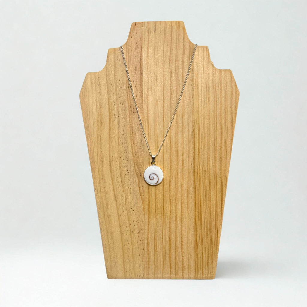 Présentoir Buste plat moyen - Bois clair naturel - Colliers/chaînes Précieuse Lucie