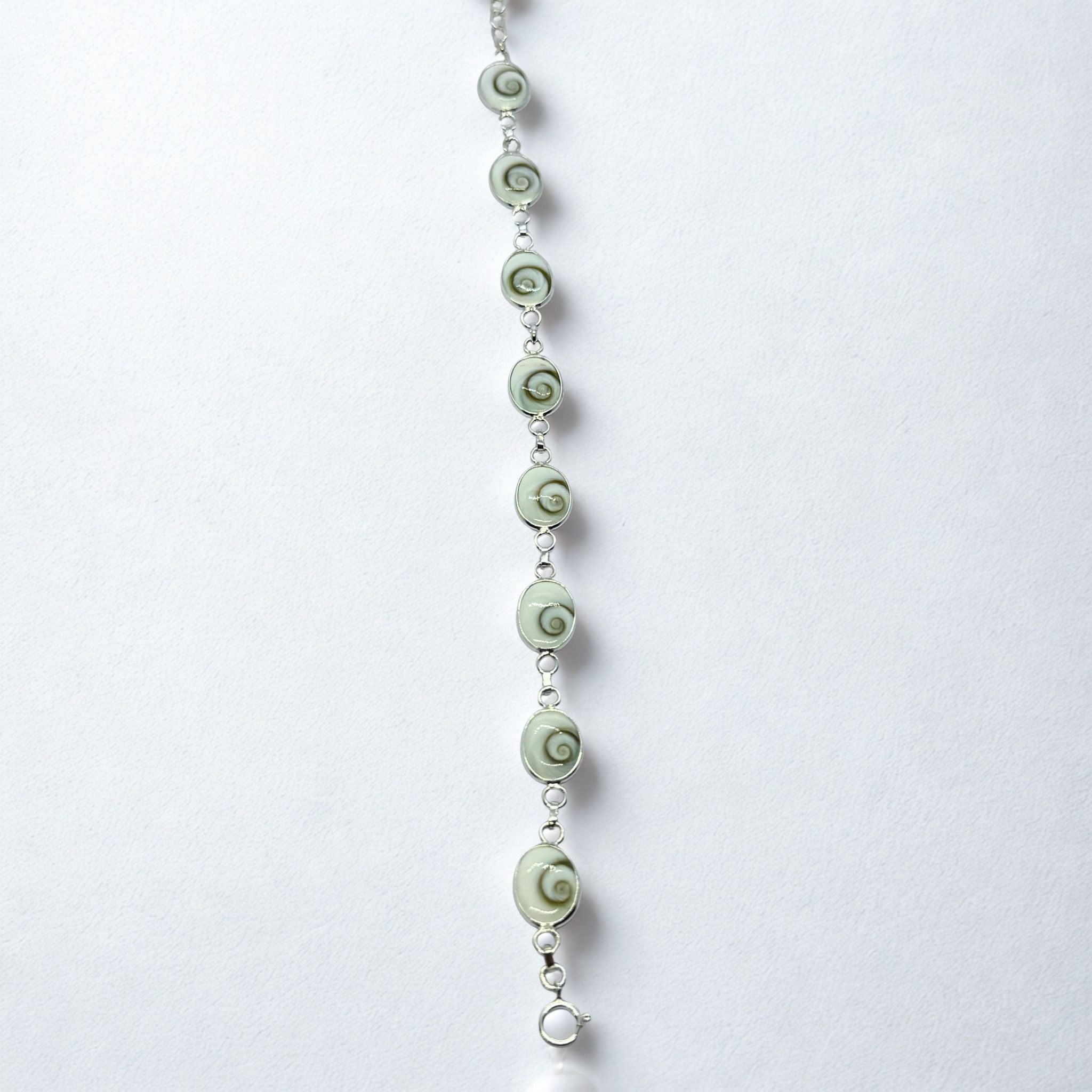 Bracelet Assemblé - Œil de Sainte Lucie Argent 925 - Ovale 14 mm