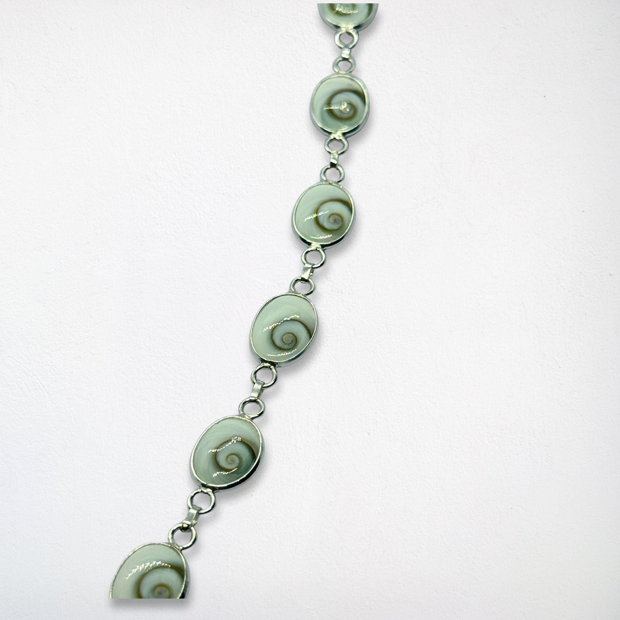 Bracelet Assemblé - Œil de Sainte Lucie Argent 925 - Ovale 14 mm