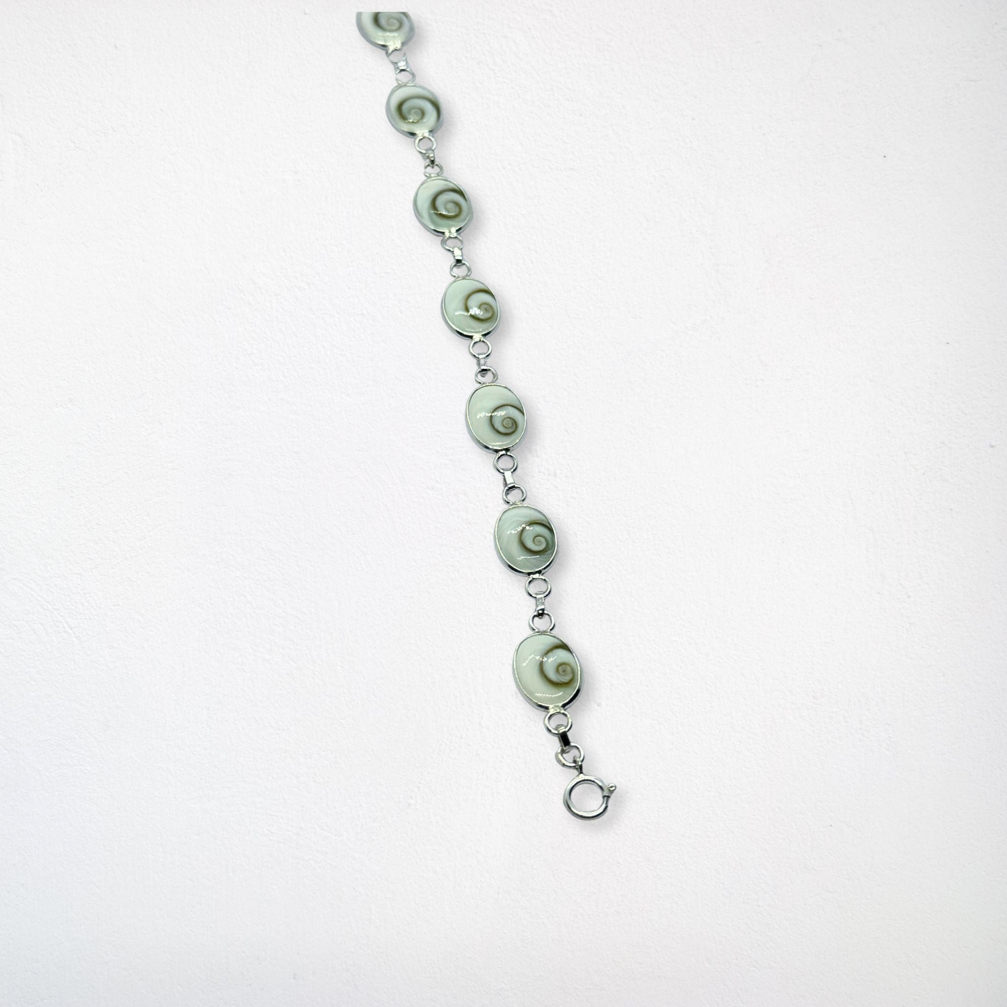 Bracelet Assemblé - Œil de Sainte Lucie Argent 925 - Ovale 14 mm