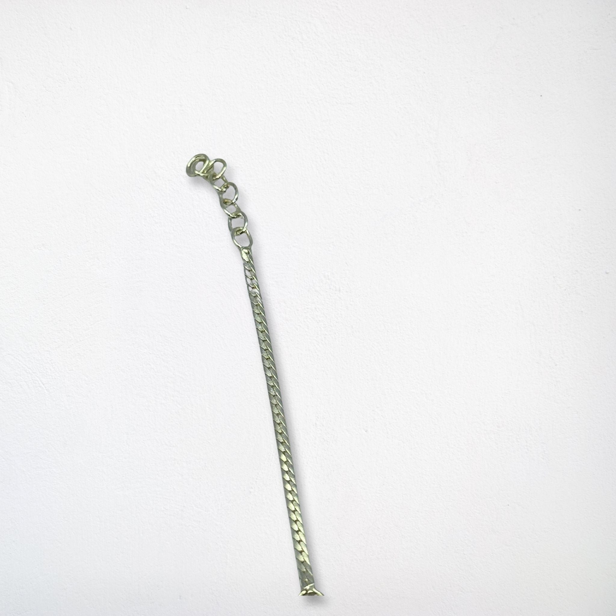 Bracelet Chaîne maille oméga - Triple Œil de Sainte Lucie Argent 925