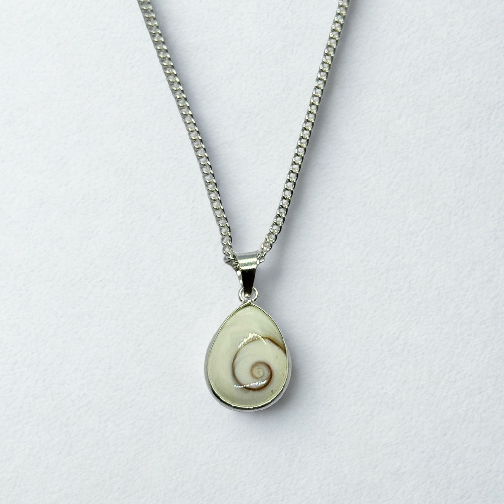 Pendentif Goutte - Œil de Sainte Lucie Argent 925 - 16 mm Dos ouvert Précieuse Lucie