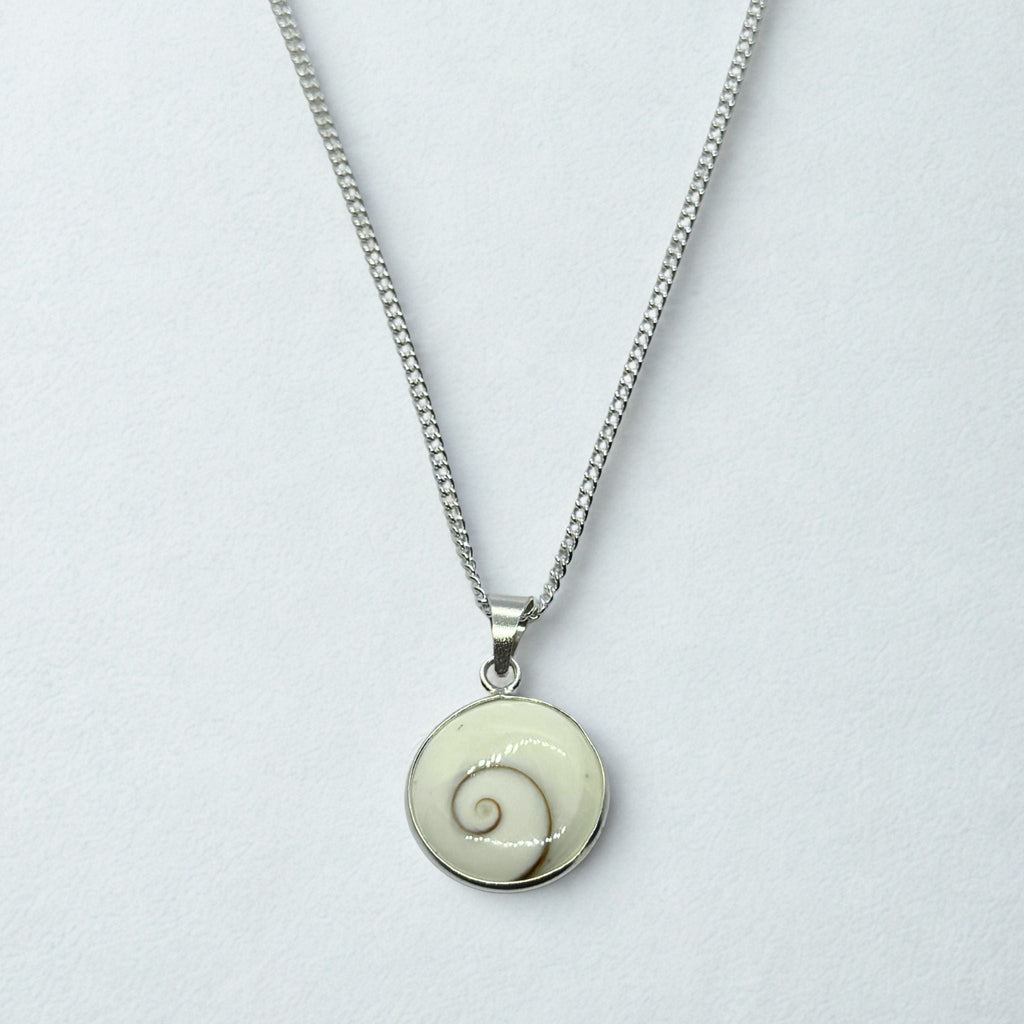 Pendentif Rond - Œil de Sainte Lucie Argent 925 - 23 mm Dos ouvert Précieuse Lucie