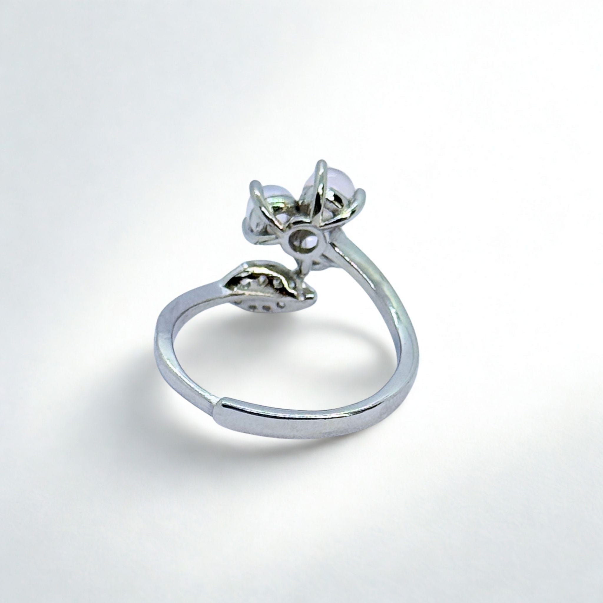 Bagues Fleurs - Quartz rose Madagascar AA+ Argent 925 - Rond 4 mm Précieuse Lucie