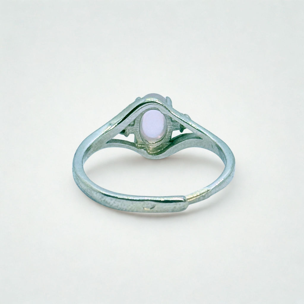 Bagues Solitaire - Quartz rose AA+ Madagascar - Argent 925 - Ovale 10 mm Précieuse Lucie