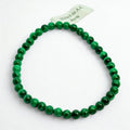 Bracelet boules 4 mm - Malachite - AA Précieuse Lucie