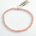 Bracelet boules 4 mm - Quartz rose - Brésil A Précieuse Lucie