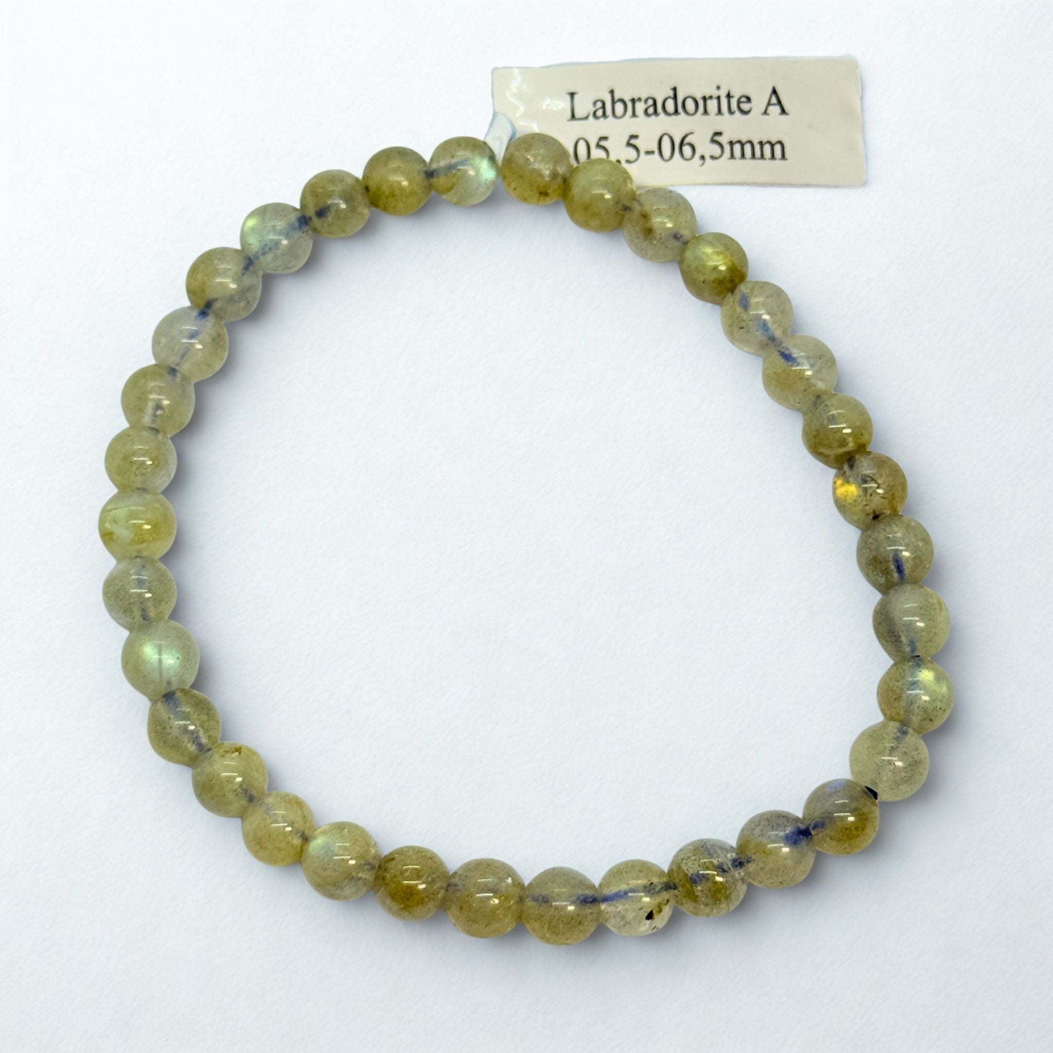 Bracelet boules 6 mm - Labradorite - A Précieuse Lucie