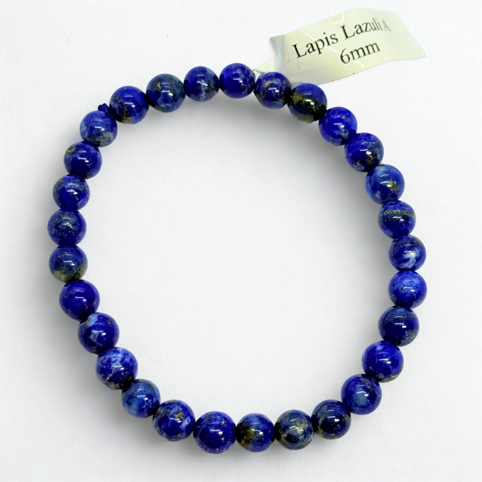 Bracelet boules 6 mm - Lapis lazuli - A Précieuse Lucie