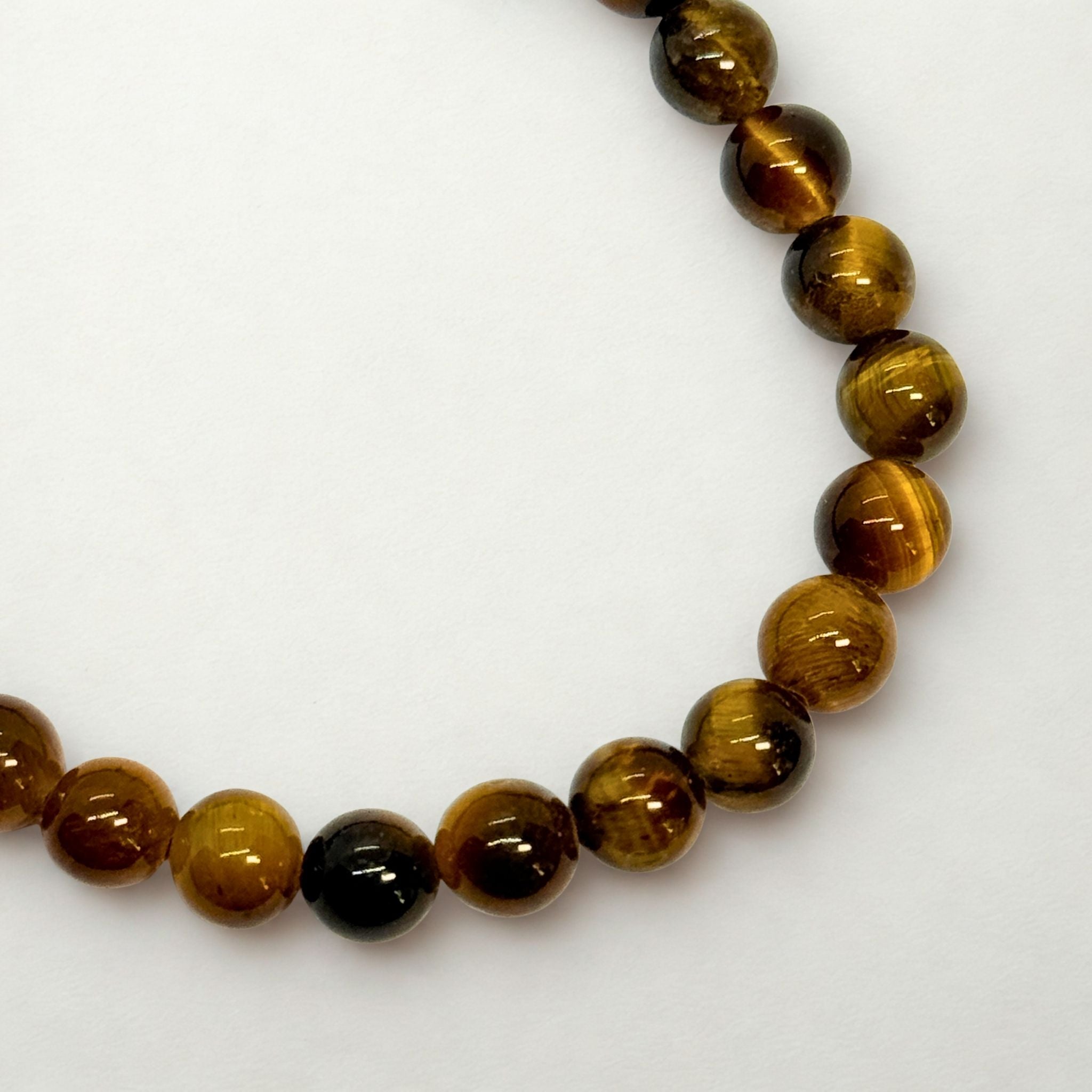 Bracelet boules 6 mm - Œil de tigre - A Précieuse Lucie
