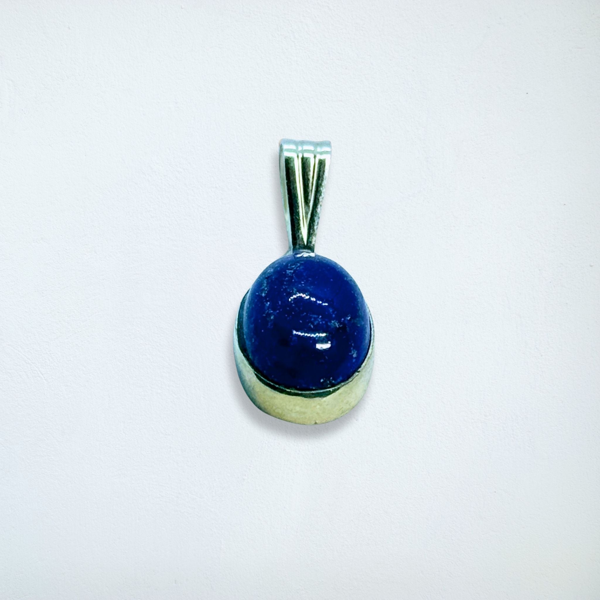 Pendentif - Lapis lazuli AA - Argent 925 - Ovale 14 mm Précieuse Lucie