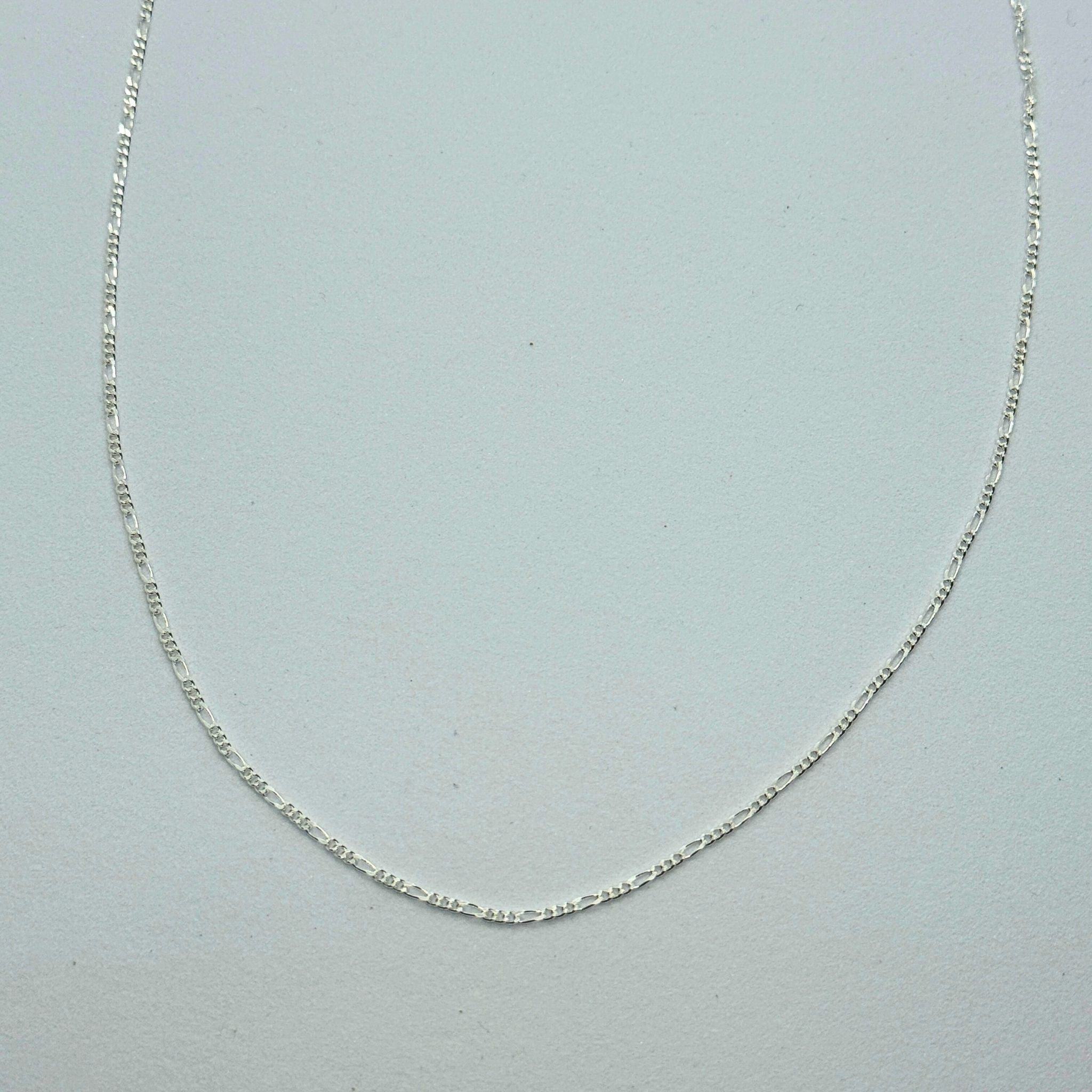 Chaîne Argent massif 925 - Maille Figaro 1/3 alternée - 1,3 mm 40 cm Précieuse Lucie