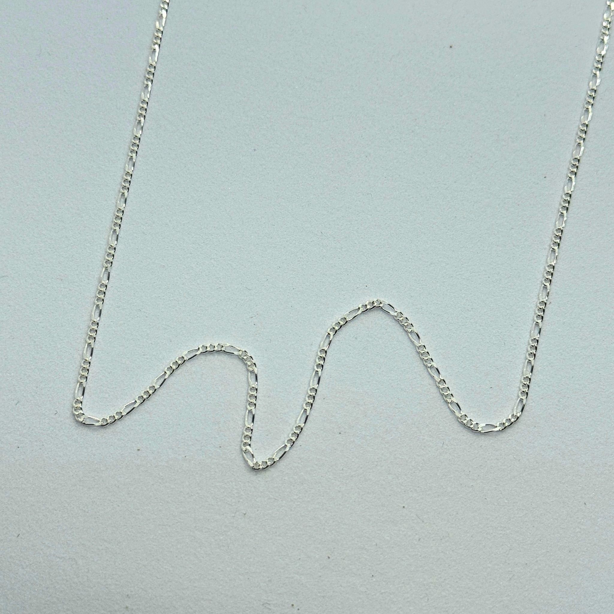 Chaîne Argent massif 925 - Maille Figaro 1/3 alternée - 1,3 mm 40 cm Précieuse Lucie