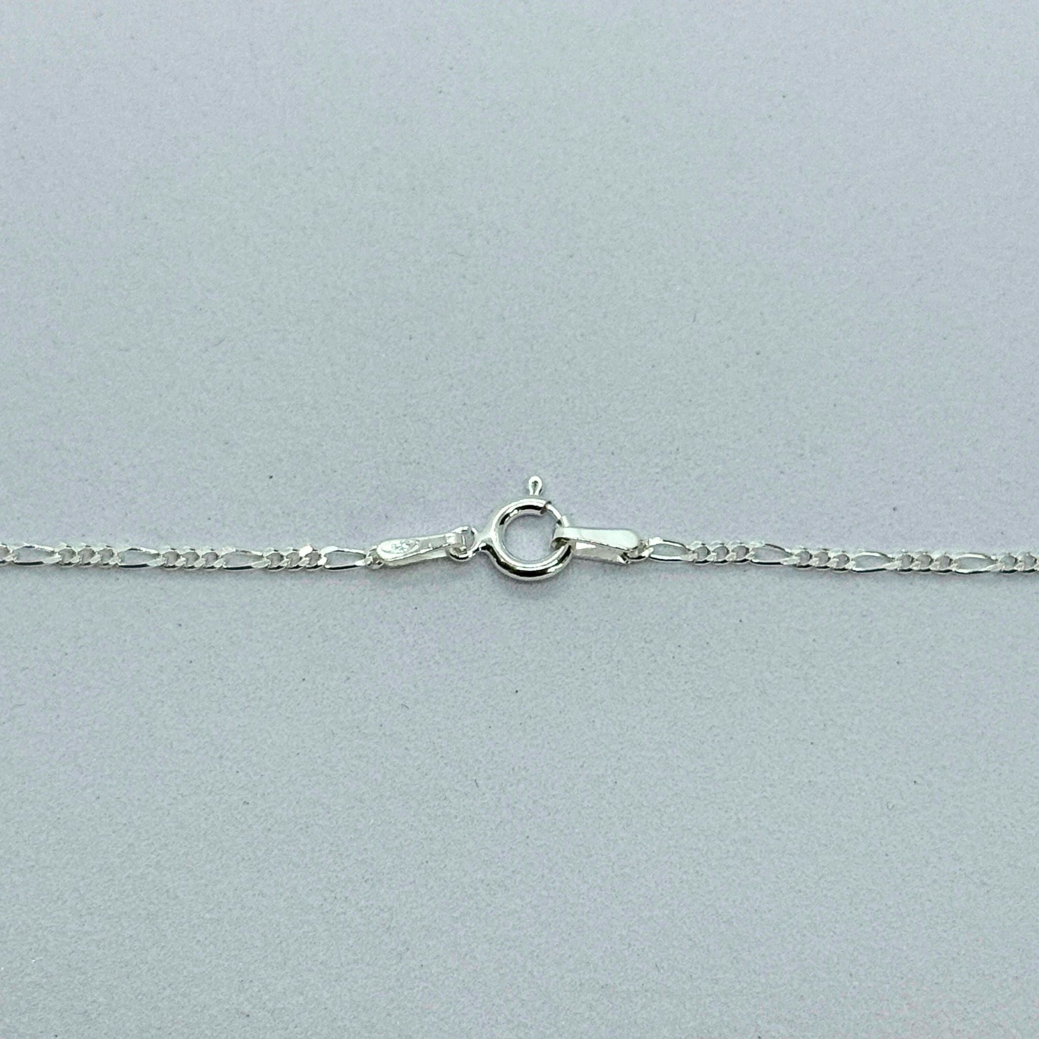 Chaîne Argent massif 925 - Maille Figaro 1/3 alternée - 1,3 mm 40 cm Précieuse Lucie