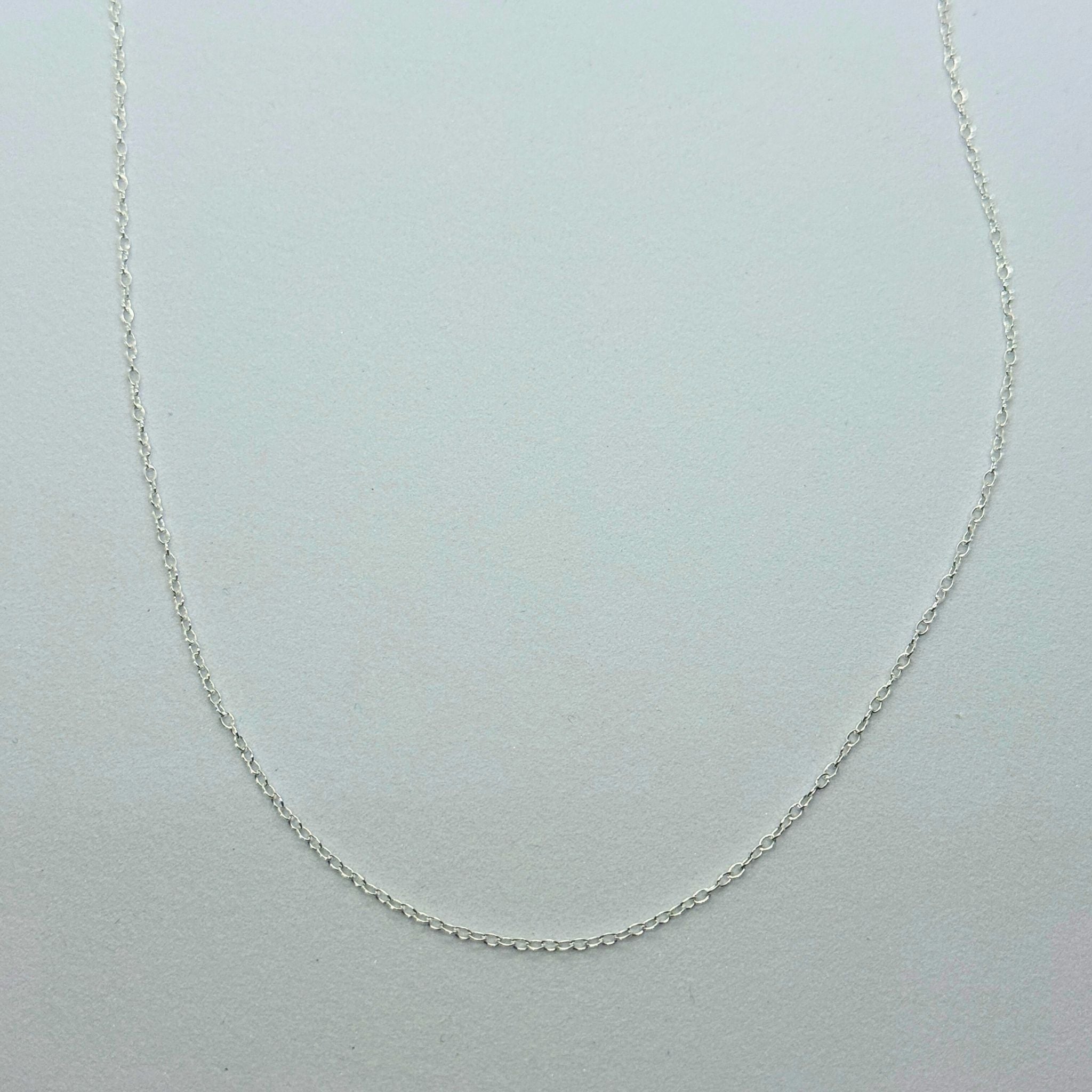 Chaîne Argent massif 925 - Maille Forçat - 1,3 mm 40 cm Précieuse Lucie