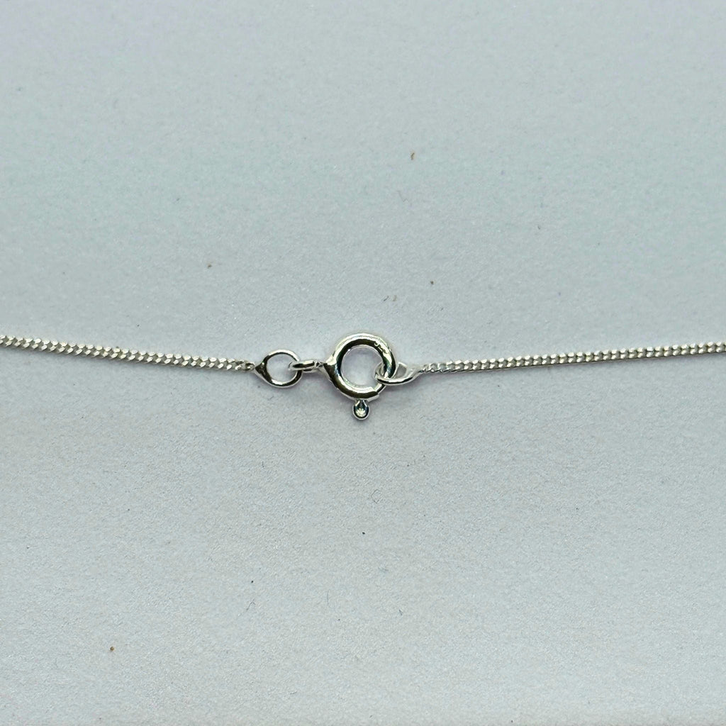 Chaîne Argent massif 925 - Maille Gourmette diamantée - 1,2 mm 45 cm Précieuse Lucie