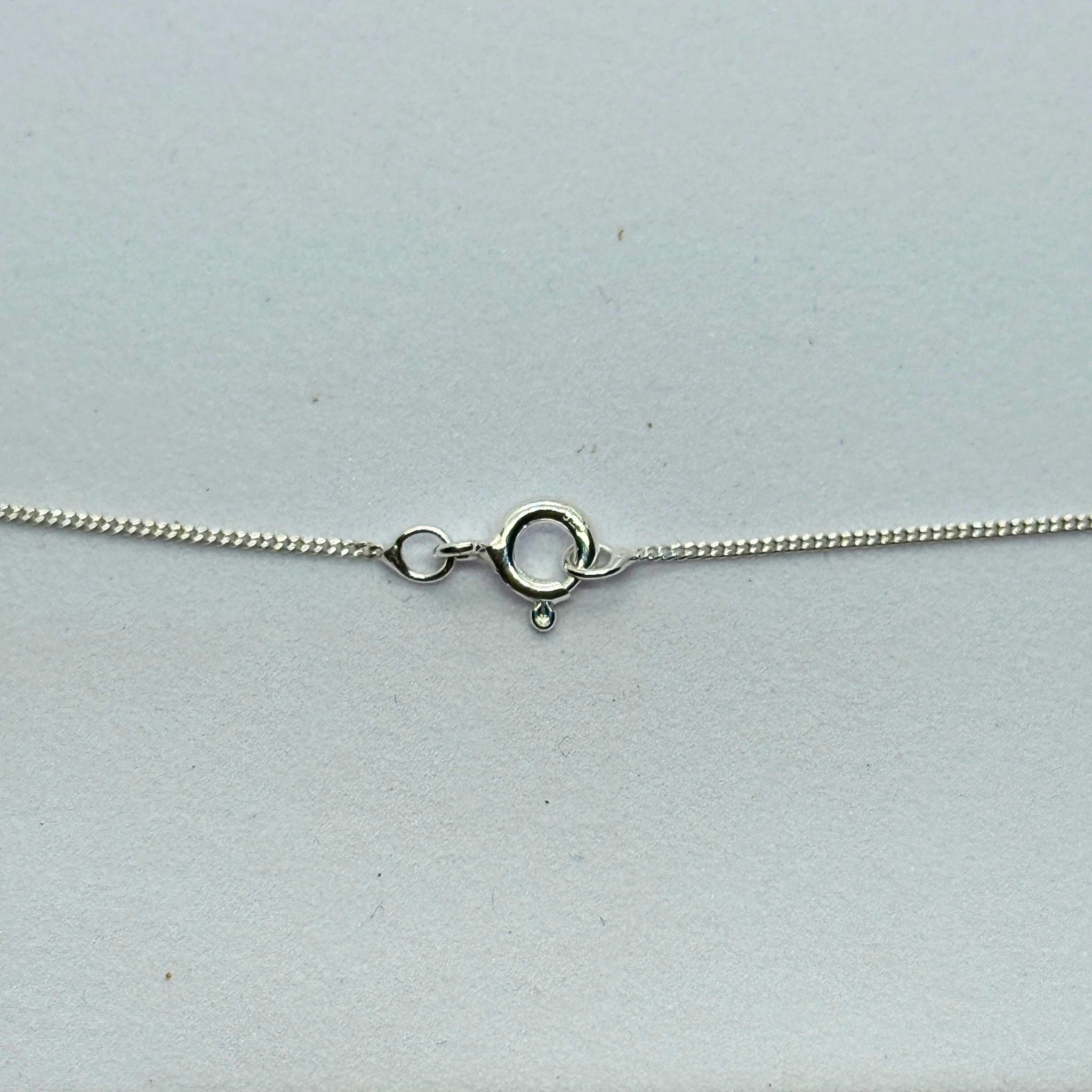 Chaîne Argent massif 925 - Maille Gourmette diamantée - 1,2 mm 45 cm Précieuse Lucie