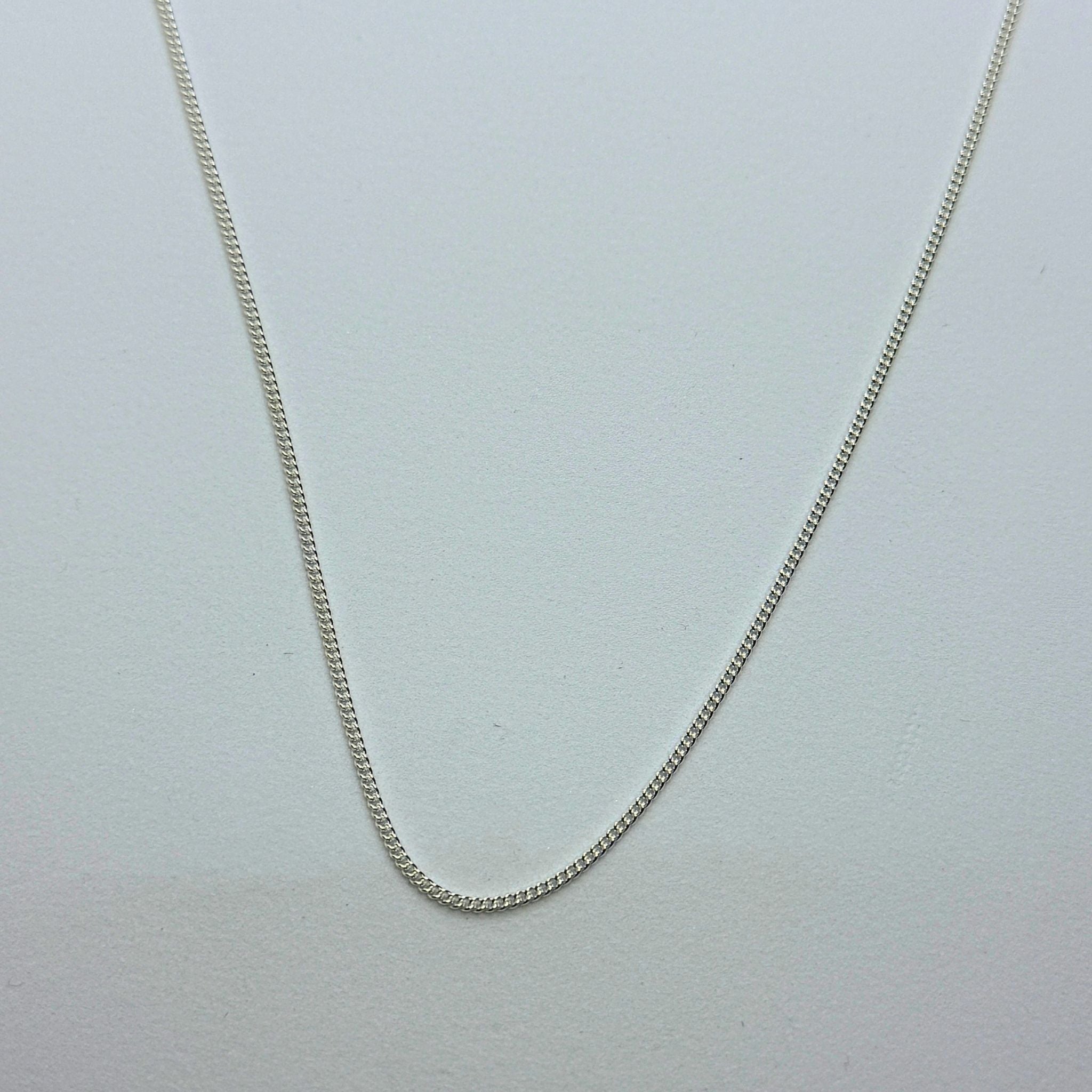 Chaîne Argent massif 925 - Maille Gourmette - 1,7 mm 45 cm Précieuse Lucie