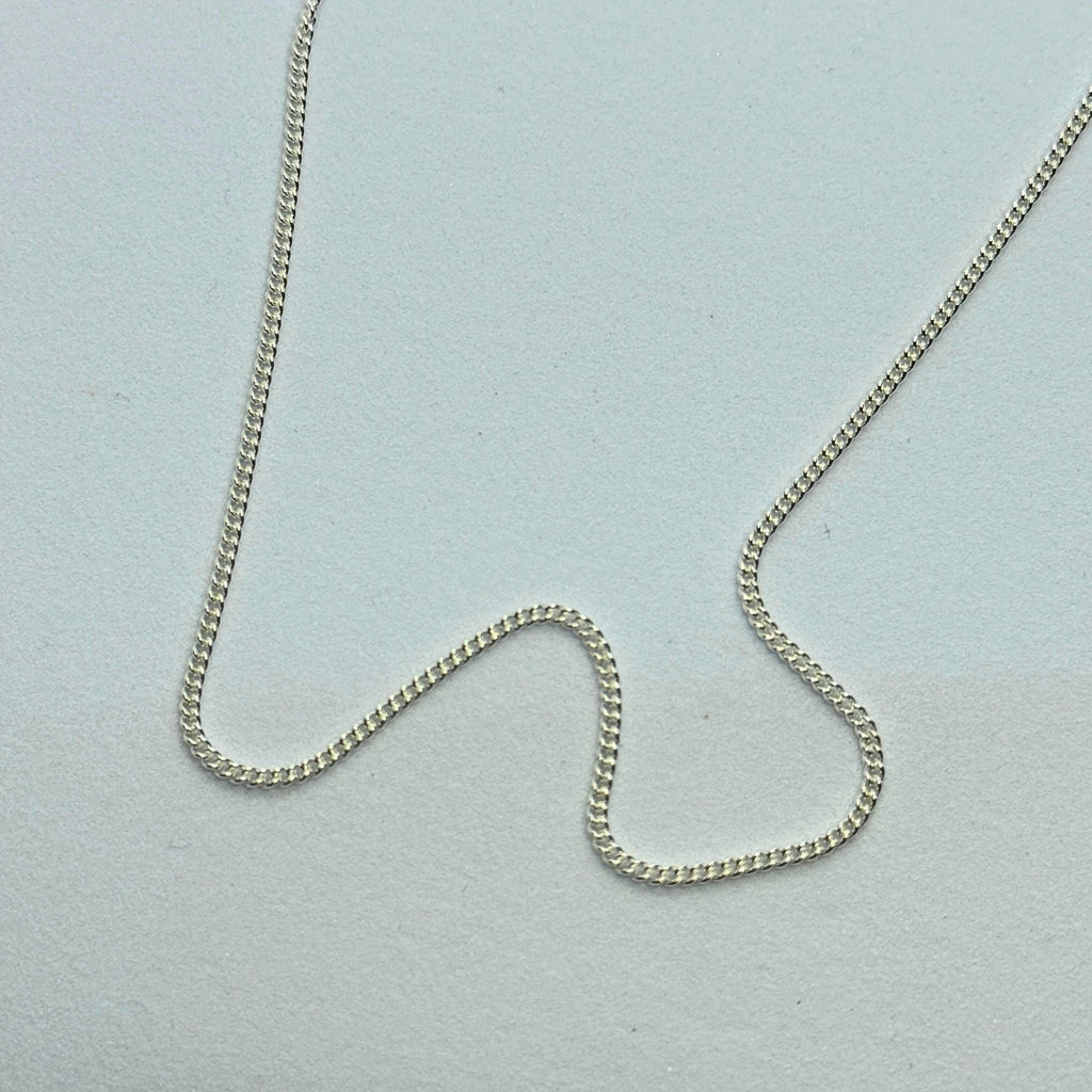 Chaîne Argent massif 925 - Maille Gourmette - 1,7 mm 45 cm Précieuse Lucie