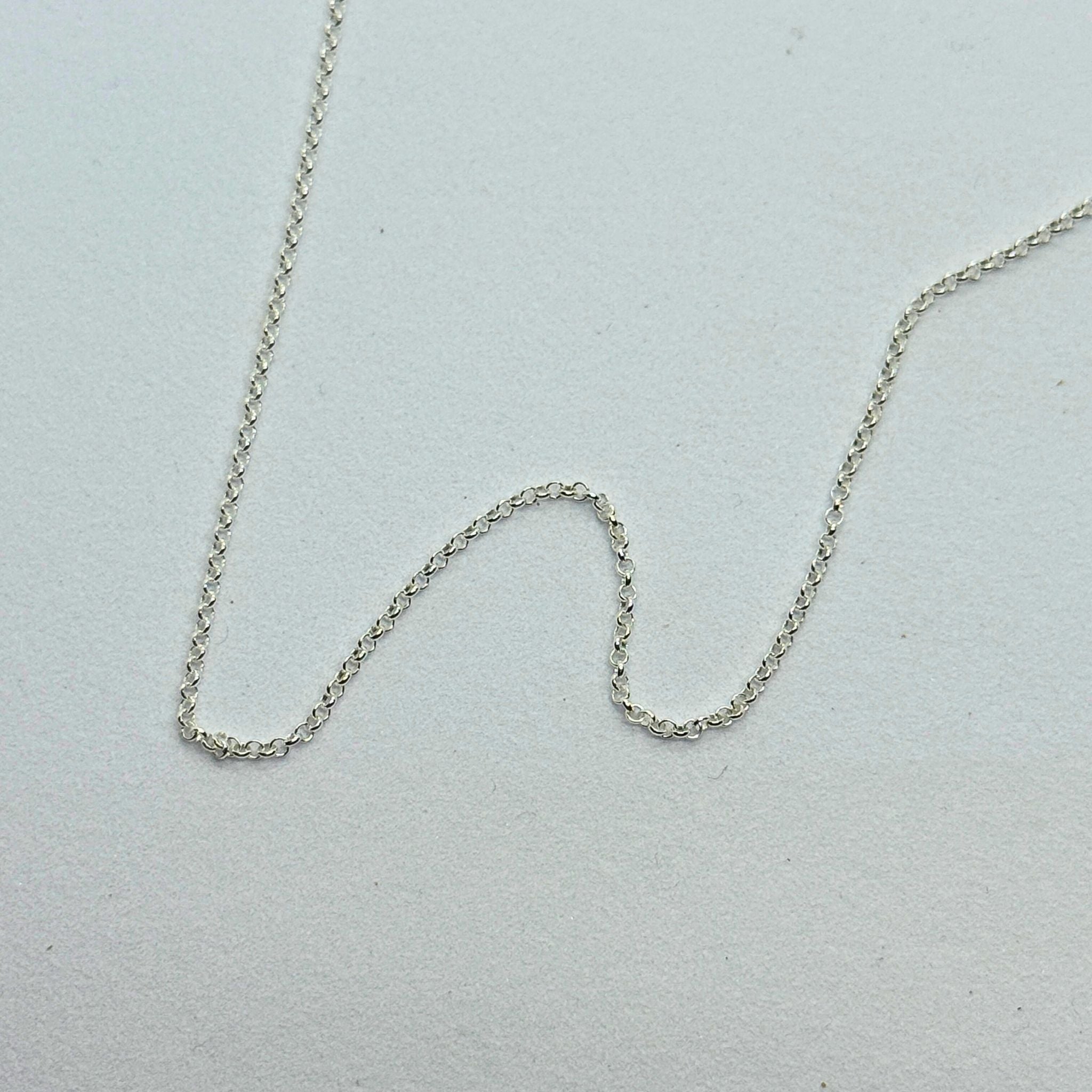 Chaîne Argent massif 925 - Maille Jaseron - 1,4 mm 45 cm Précieuse Lucie