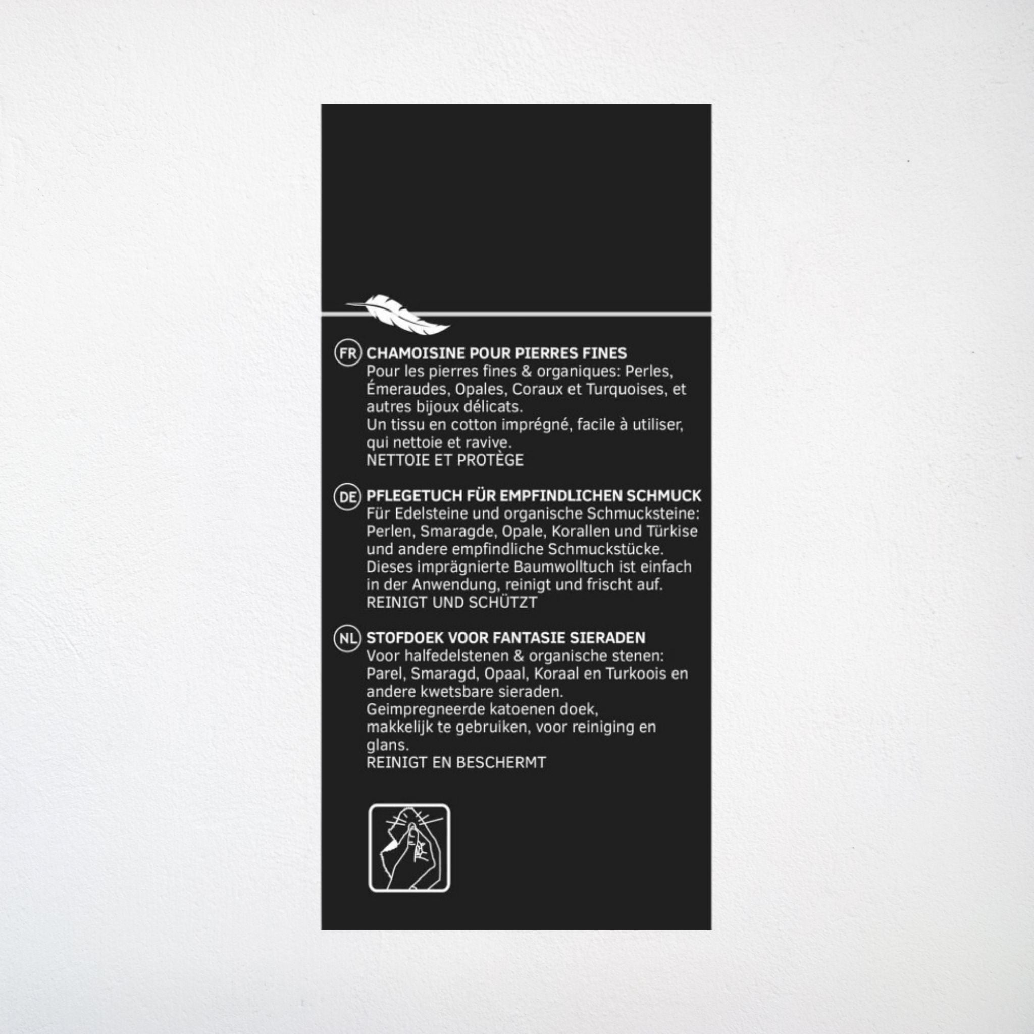 Chamoisine Hagerty® – Nettoyage Pierre fines minérales - 36x30 cm