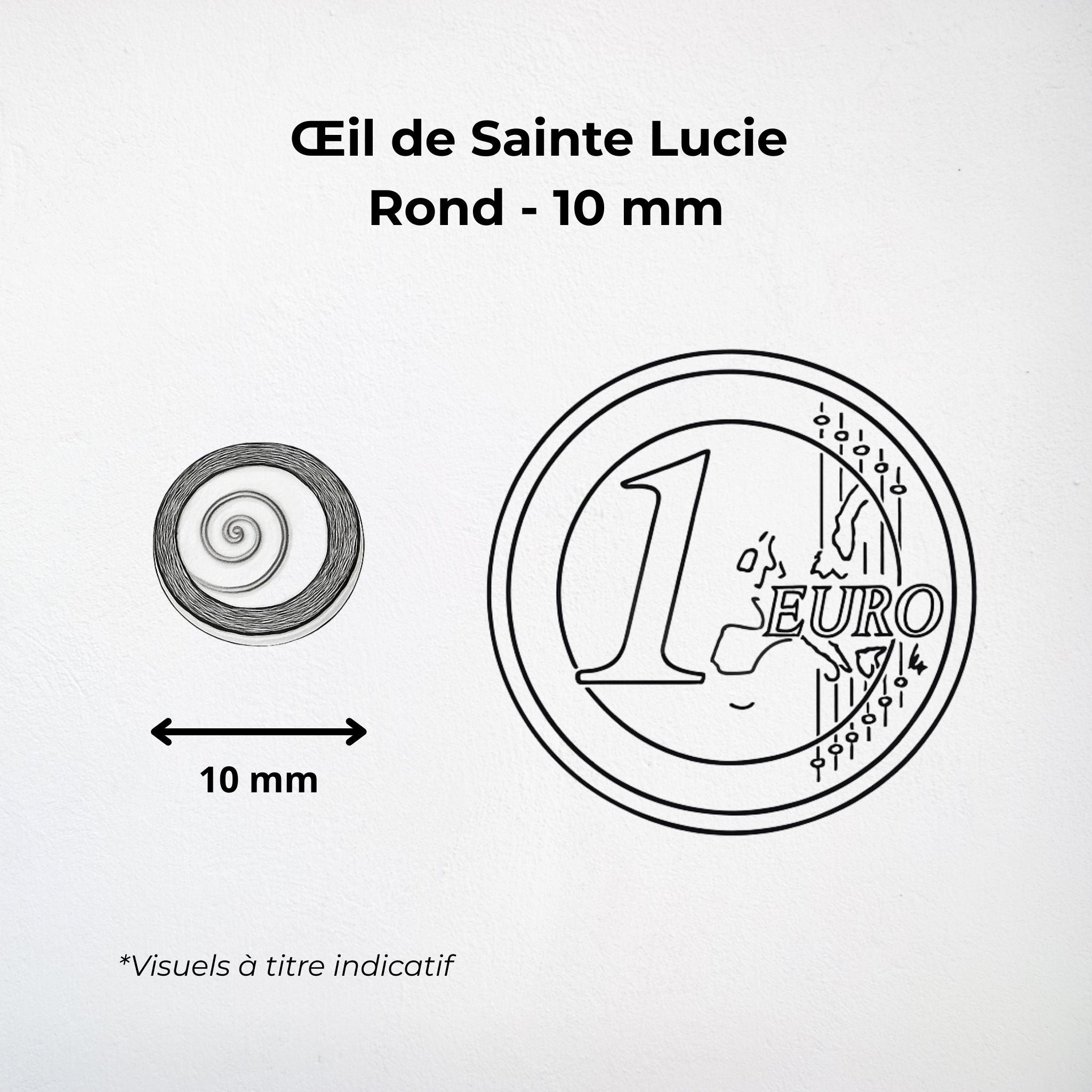 Bracelet Cordon tressé noir - Œil de Sainte Lucie résine corail Argent 925 - 10 mm Précieuse Lucie