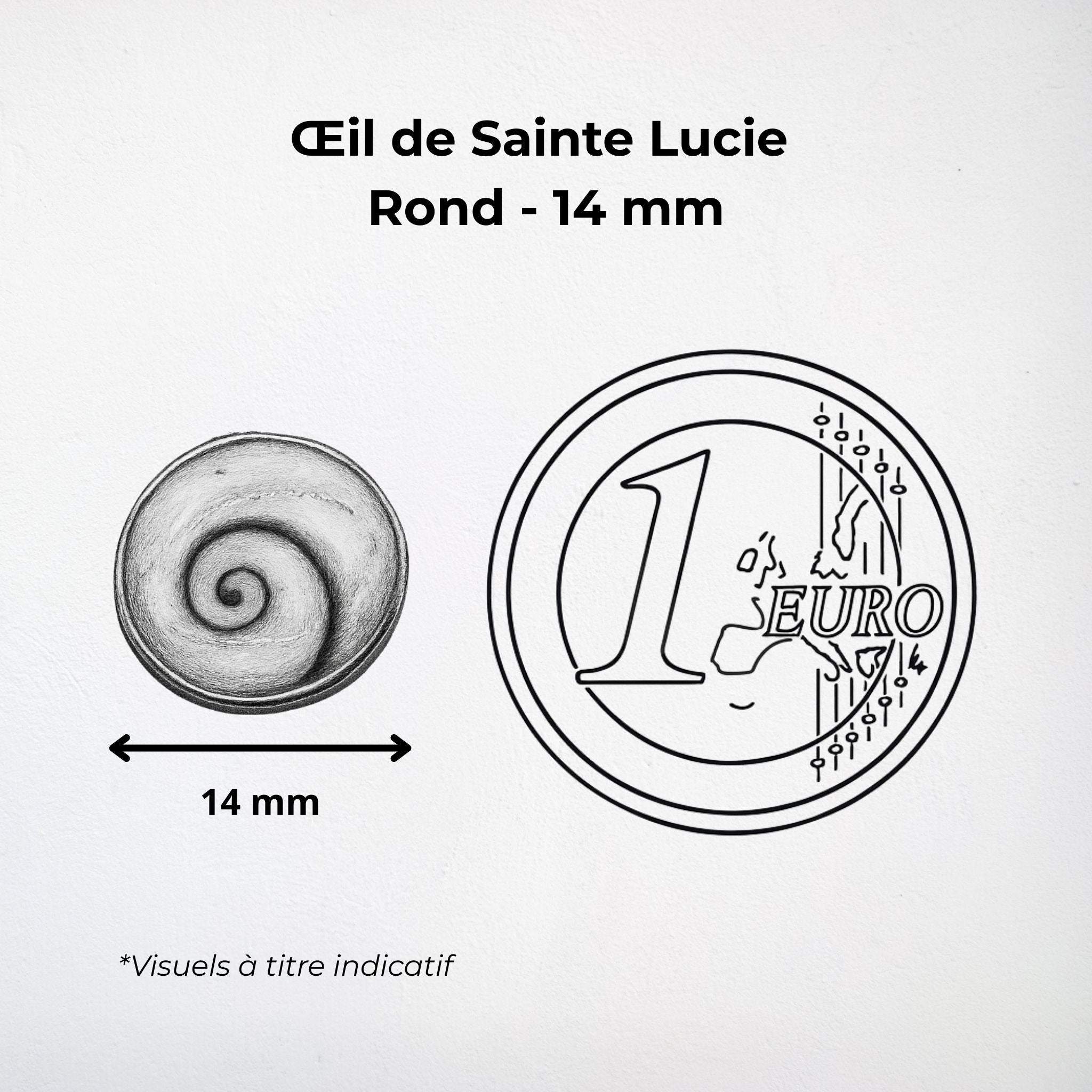 Pendentif Rond - Résine Corail Argent 925 - 15 mm Dos fermé Précieuse Lucie