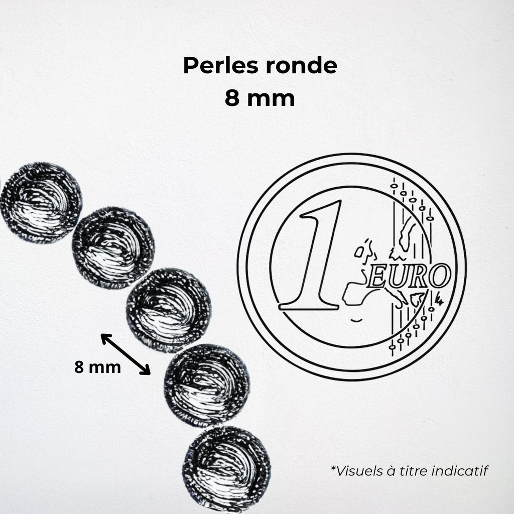 Bracelet boules 8 mm - Aventurine verte - AB Précieuse Lucie