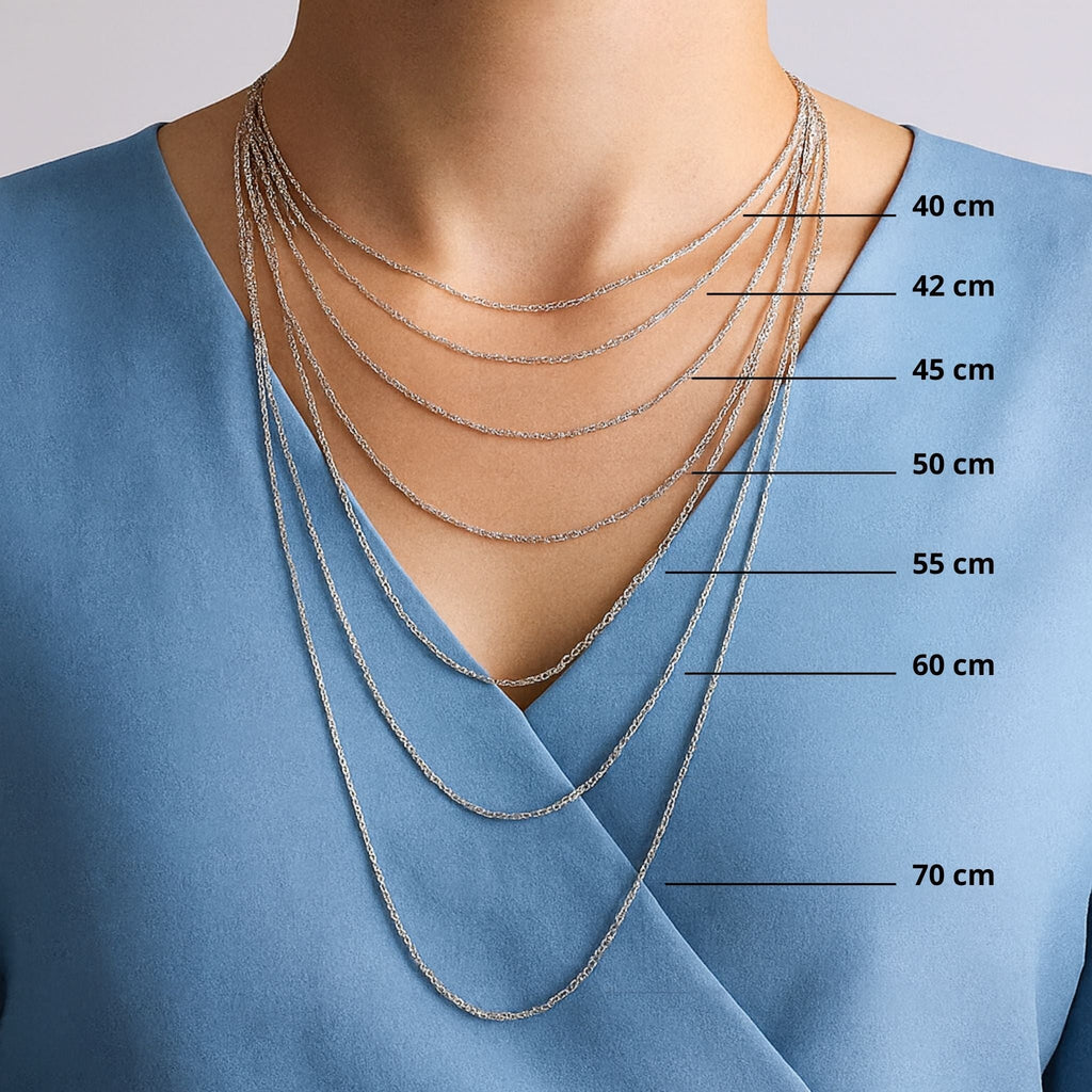 Chaîne Argent massif 925 - Maille Forçat - 1,7 mm 40 cm Précieuse Lucie