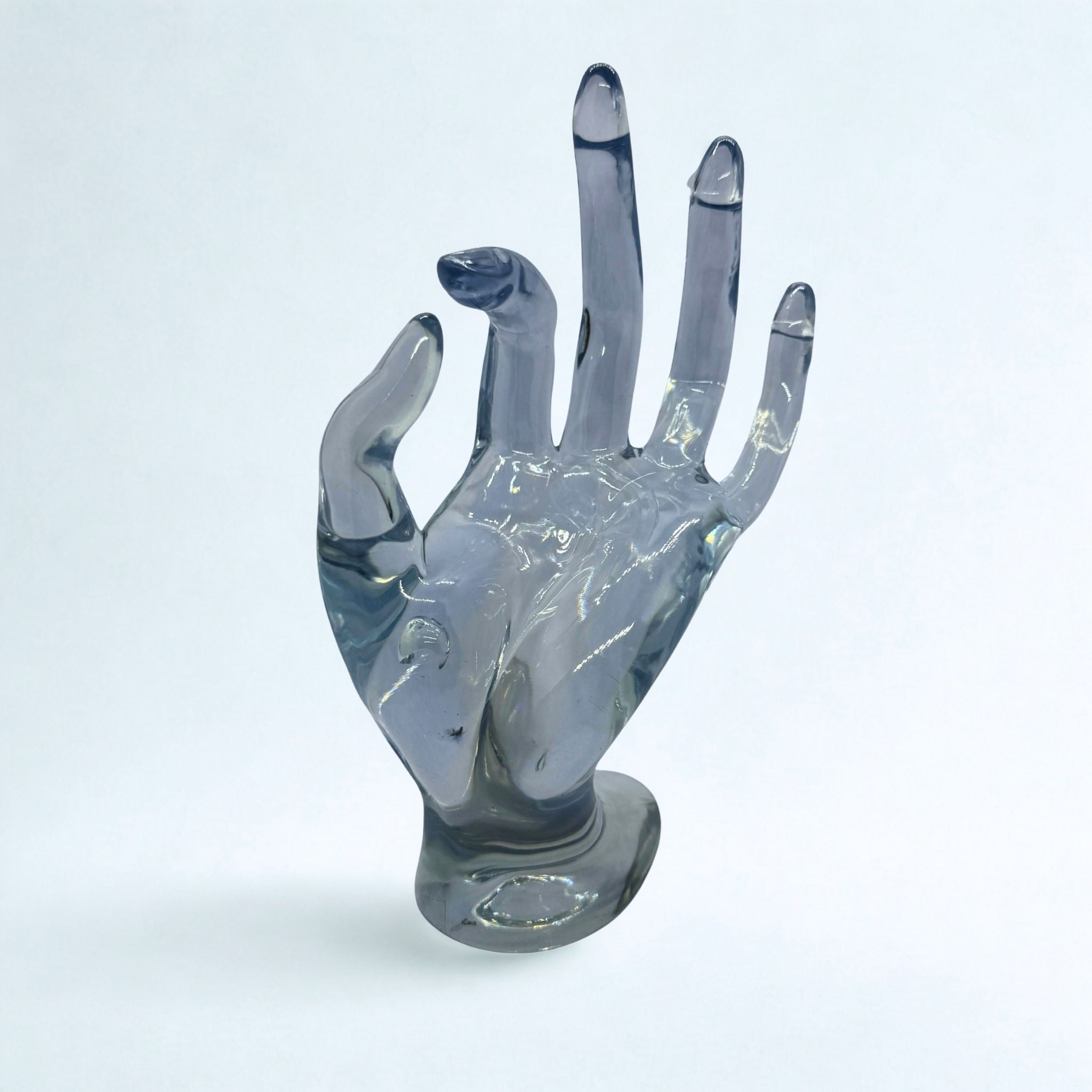 Présentoir Main - Acrylique cristal transparent - Bagues