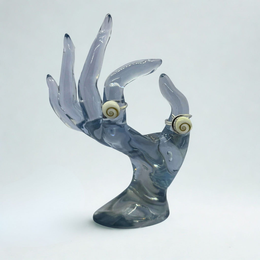 Présentoir Main - Acrylique cristal transparent - Bagues