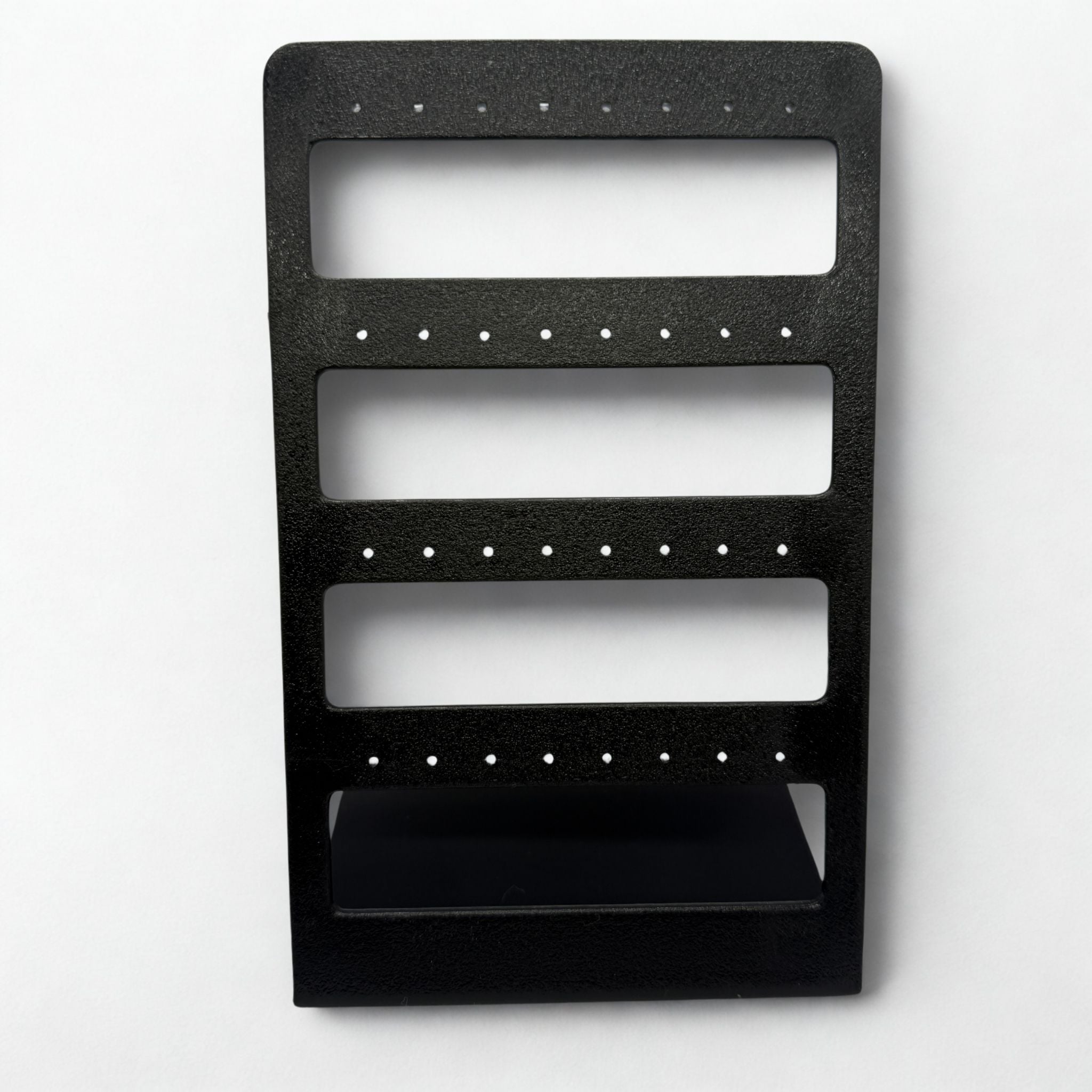 Présentoir forme rectangle - Acrylique noir - Boucles d'oreilles Précieuse Lucie