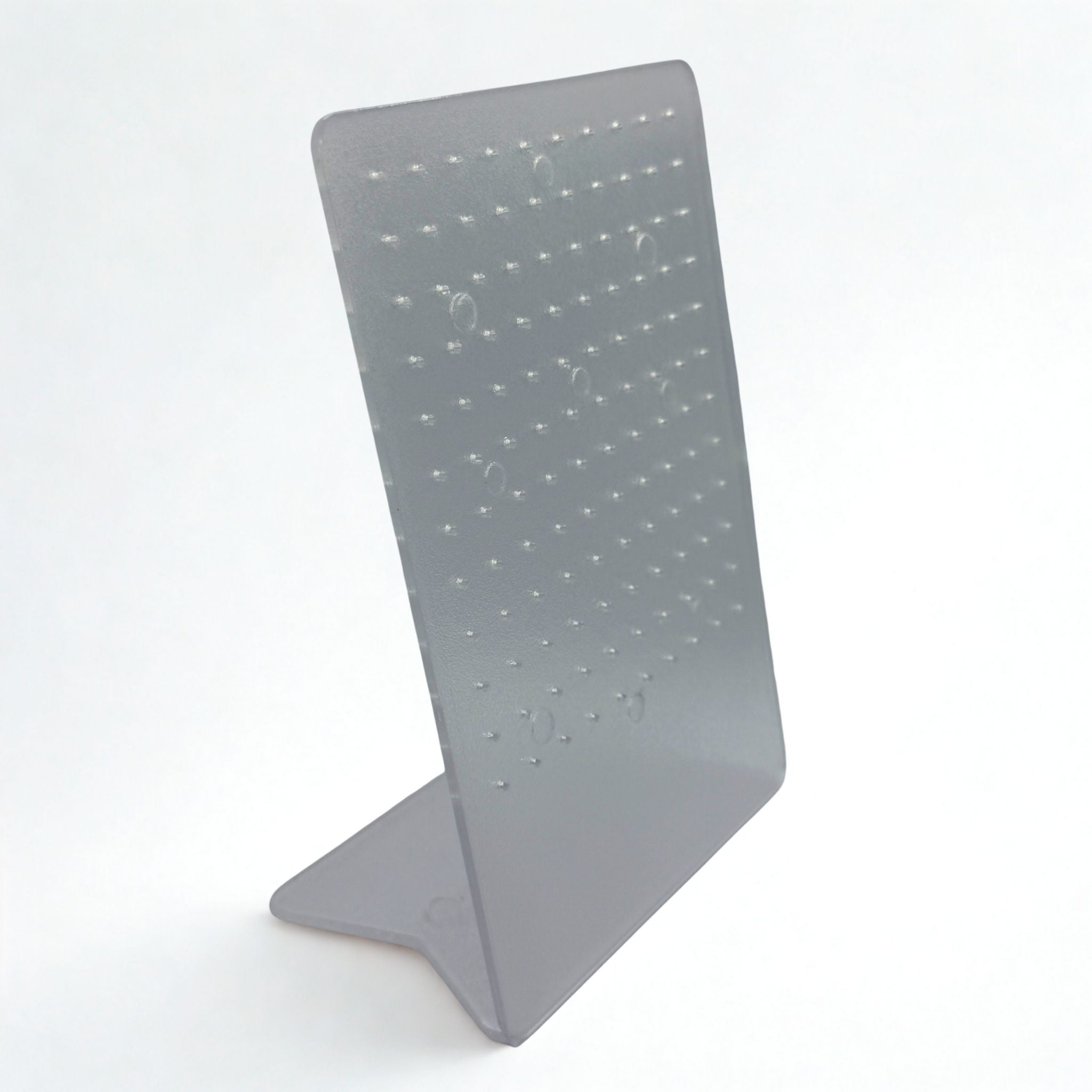 Présentoir forme rectangle plein - Acrylique transparent - Boucles d'oreilles