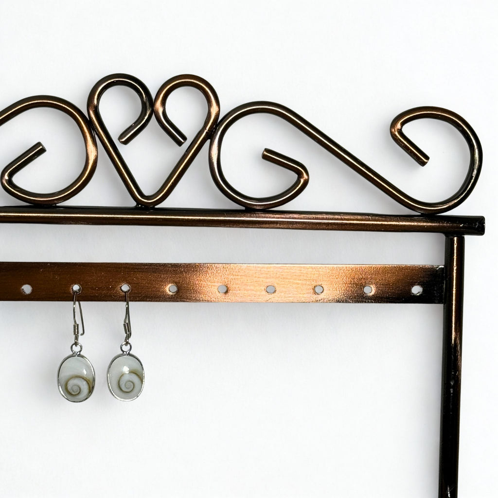 Présentoir Stand - Métal laiton 4 niveaux - Boucles d'oreilles