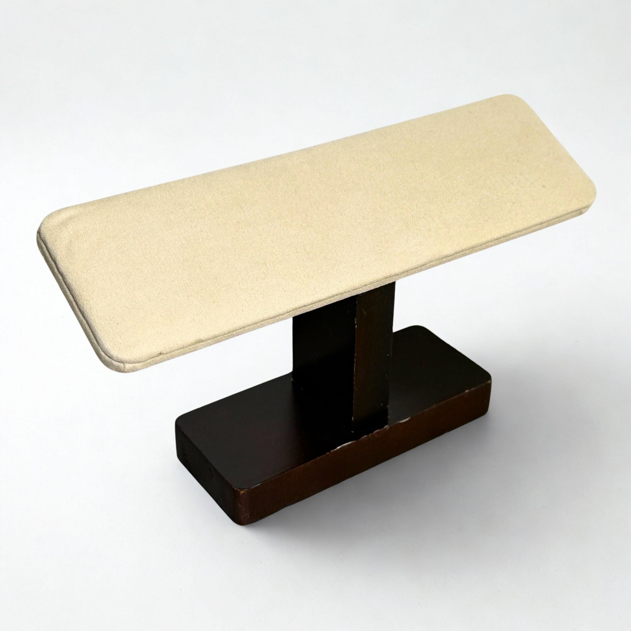 Présentoir Jonc simple - Bois suédine beige - Bracelets/montres