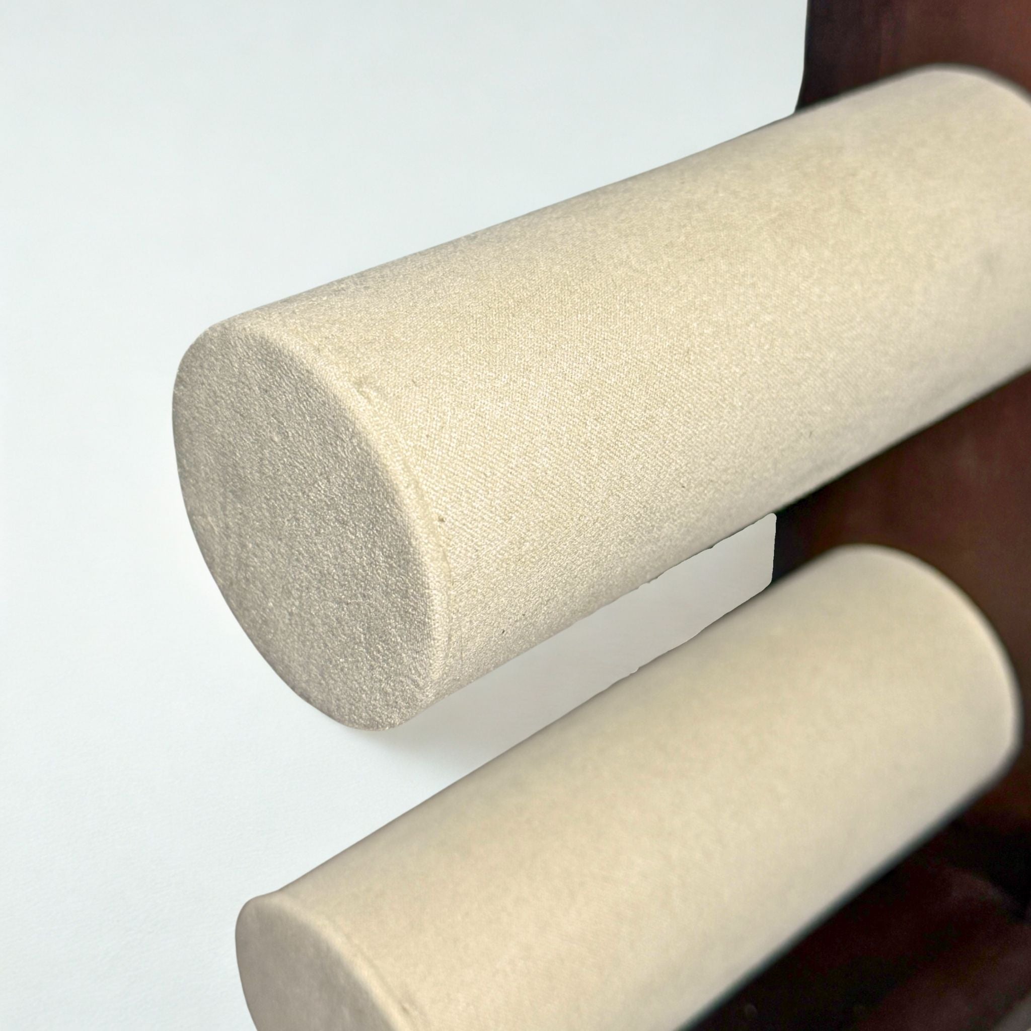 Présentoir Jonc triple - Bois suédine beige - Bracelets/montres