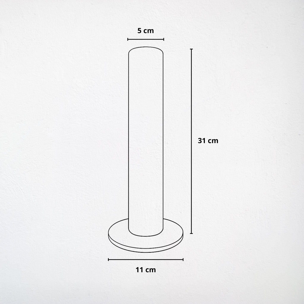 Présentoir Jonc vertical - Coton beige - Bracelets/montres Précieuse Lucie