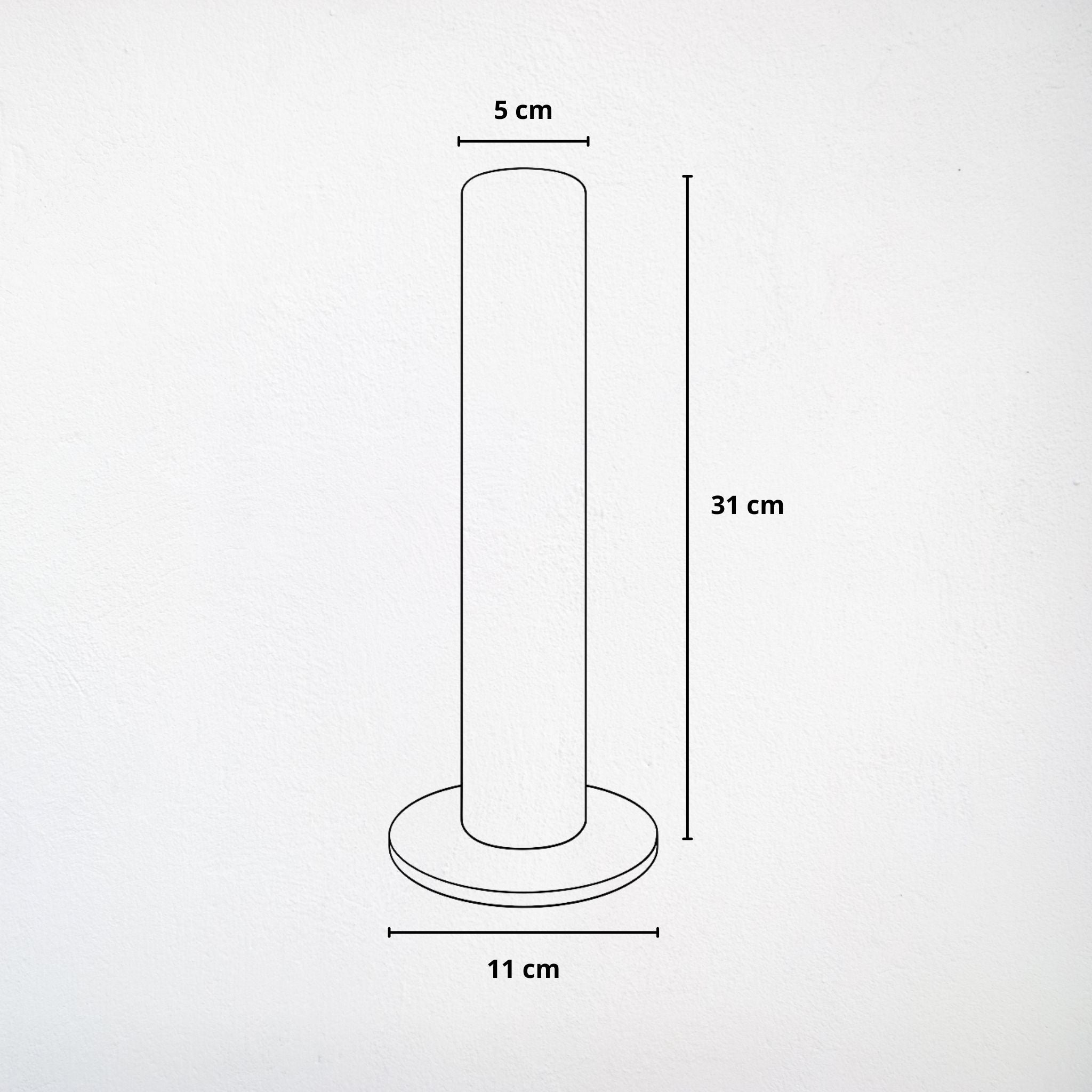 Présentoir Jonc vertical - Coton beige - Bracelets/montres Précieuse Lucie