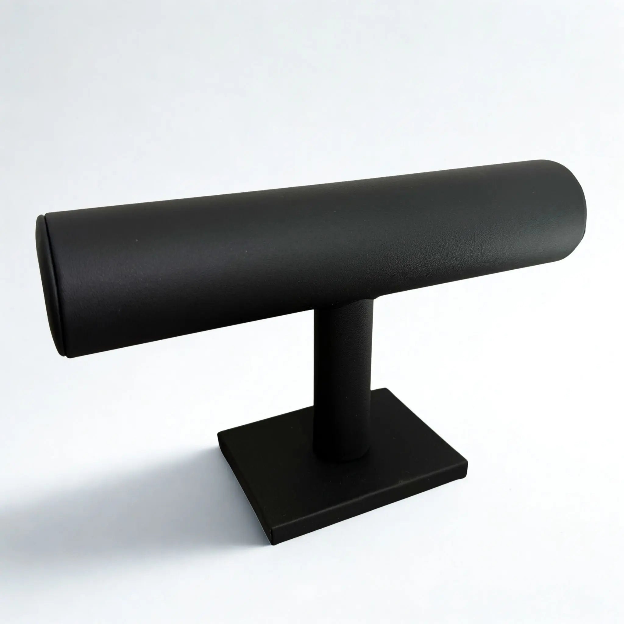 Présentoir Jonc simple - Simili cuir noir - Bracelets/montres Précieuse Lucie