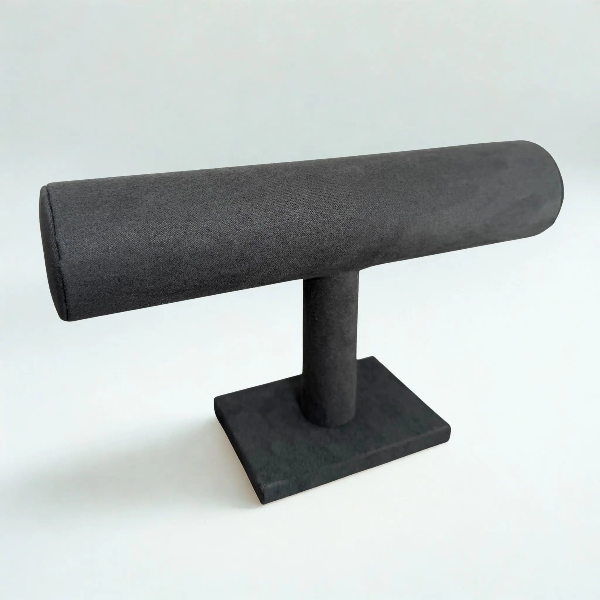 Présentoir Jonc simple - Suédine gris anthracite - Bracelets/montres Précieuse Lucie