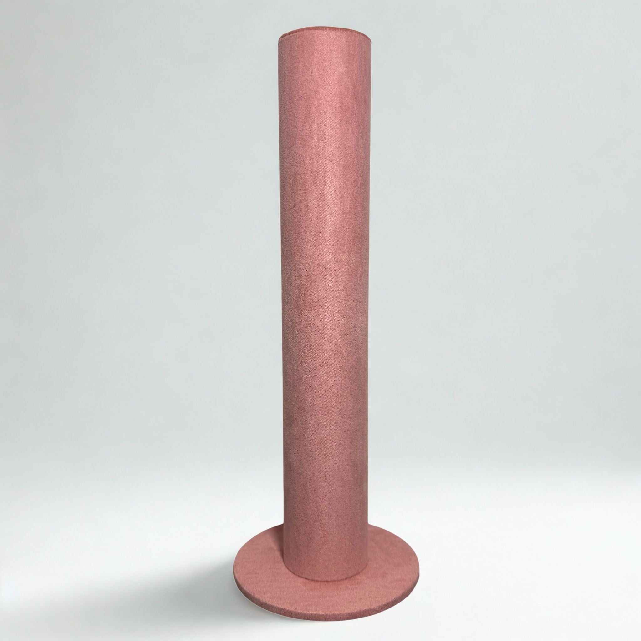 Présentoir Jonc vertical - Suédine rose - Bracelets/montres Précieuse Lucie