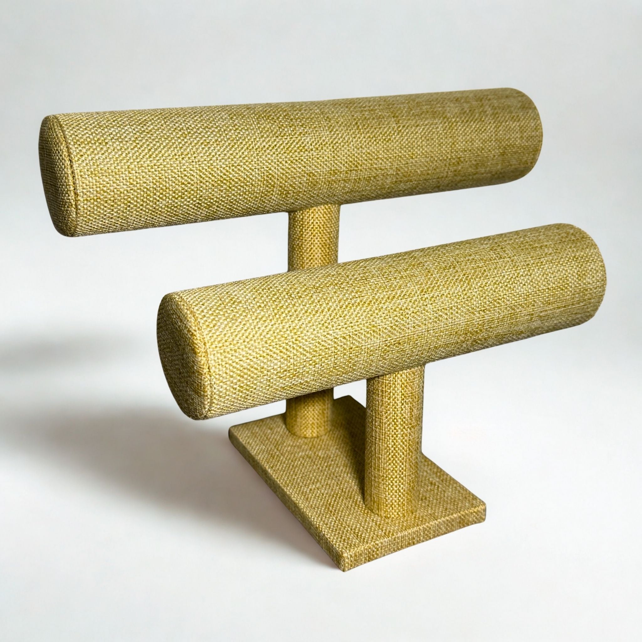 Présentoir Jonc double - Toile de jute - Bracelets/montres Précieuse Lucie