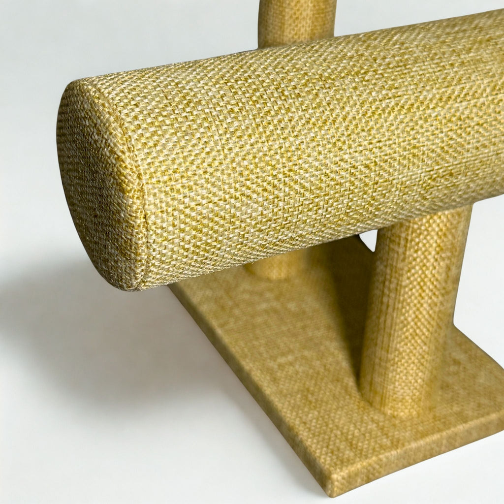 Présentoir Jonc double - Toile de jute - Bracelets/montres Précieuse Lucie