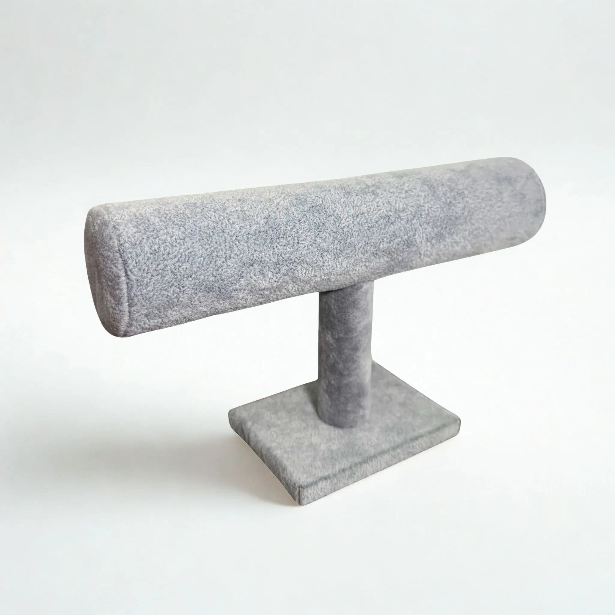 Présentoir Jonc simple - Velours gris - Bracelets/montres Précieuse Lucie