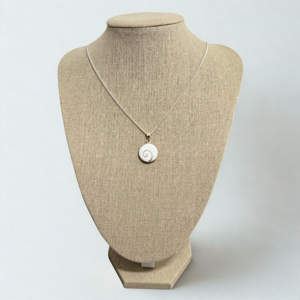 Présentoir Buste moyen - Coton beige naturel - Colliers/chaînes Précieuse Lucie
