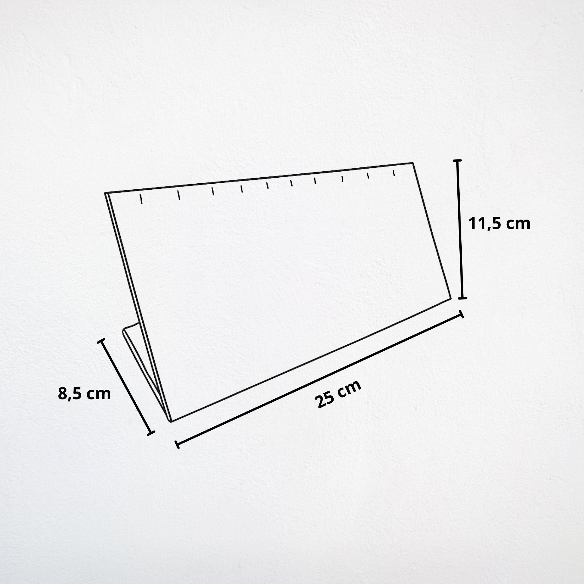 Présentoir Bijoux en L - Coton beige - Colliers/chaînes Précieuse Lucie