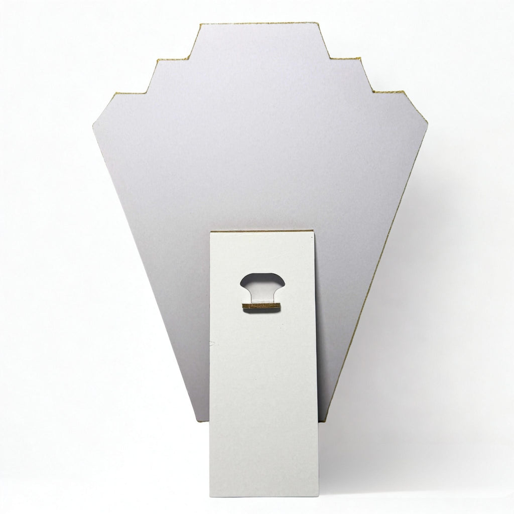 Présentoir Buste plat grand - Coton beige - Colliers/chaînes Précieuse Lucie