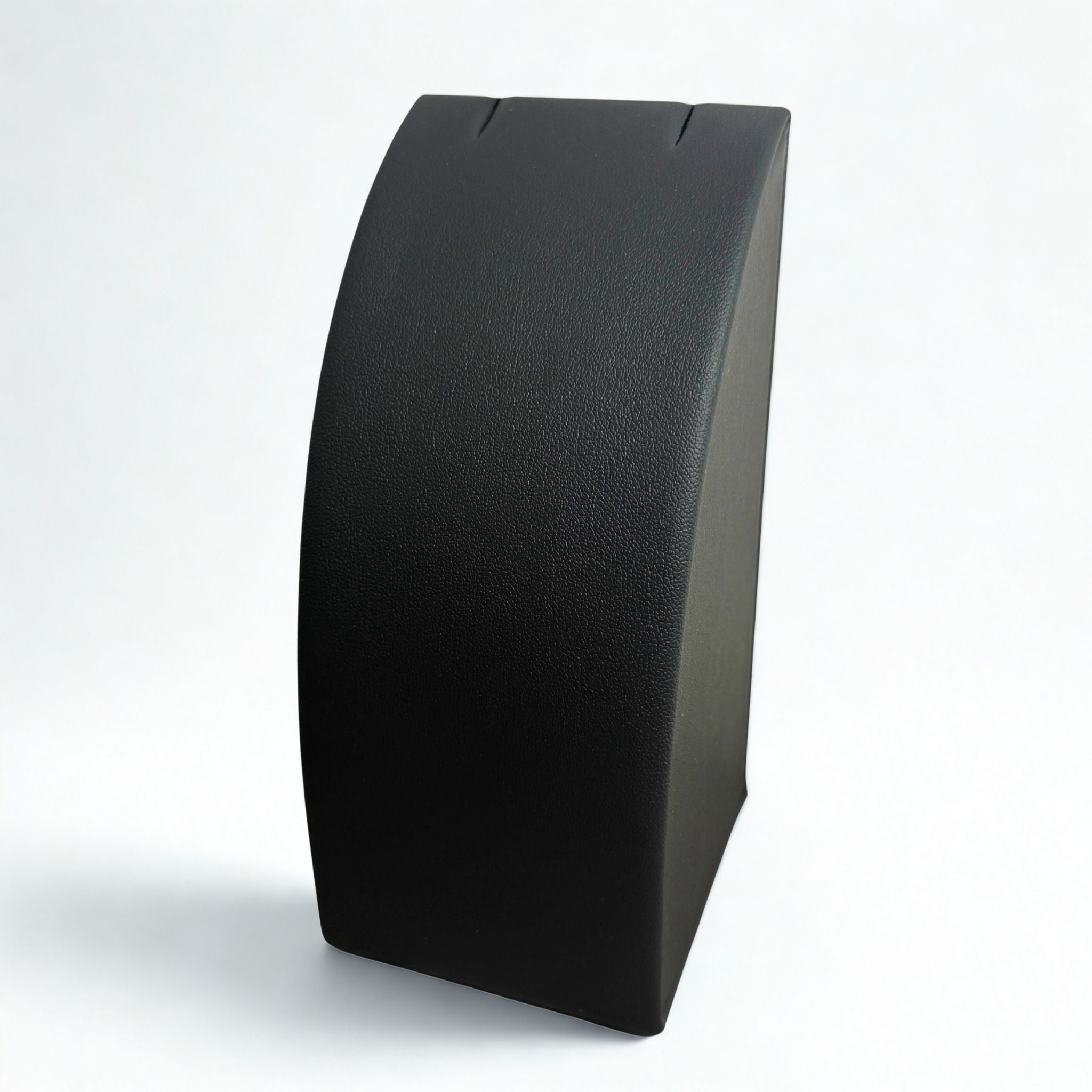 Présentoir Buste rectangle petit - Simili cuir noir - Colliers/chaînes Précieuse Lucie