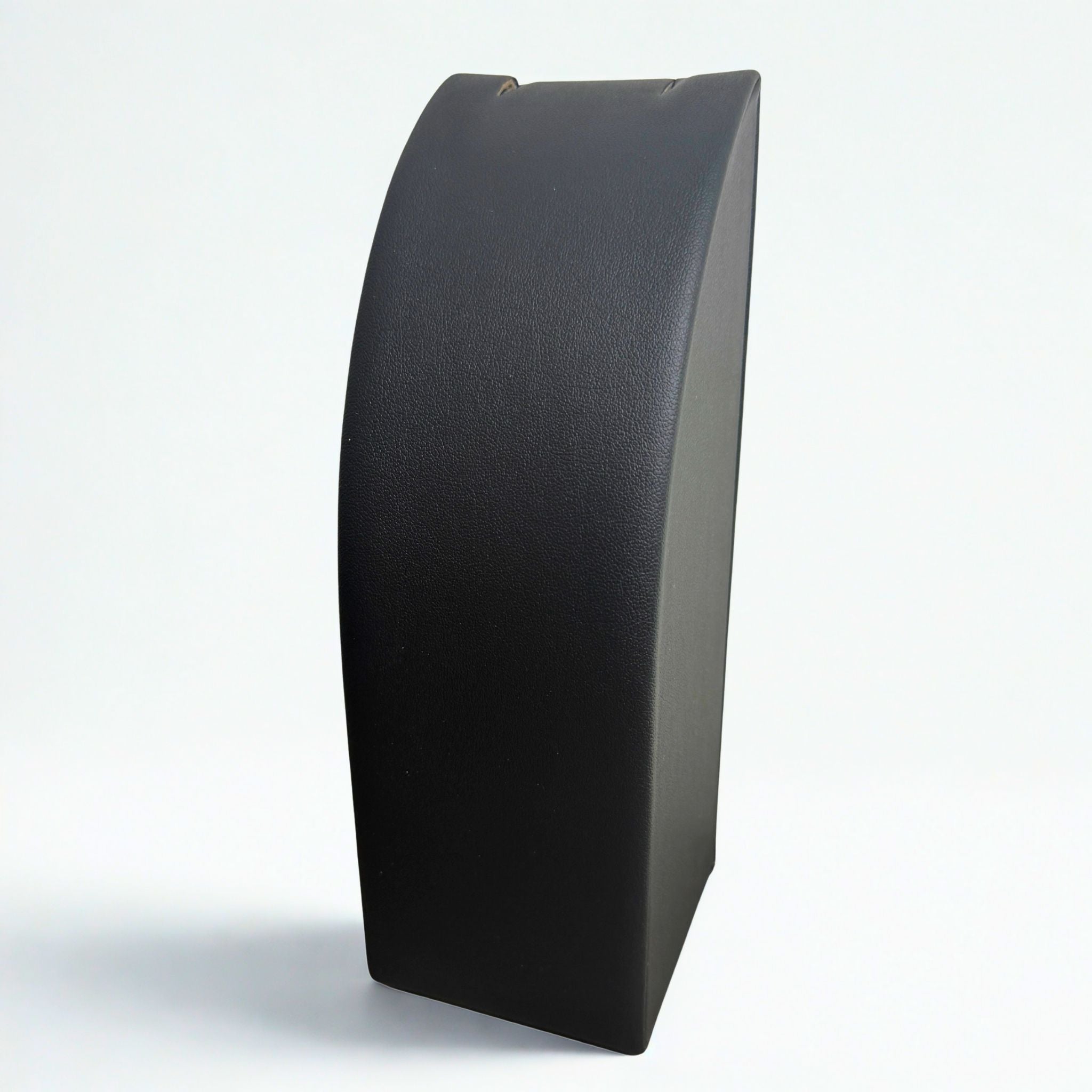 Présentoir Buste rectangle moyen - Simili cuir noir - Colliers/chaînes Précieuse Lucie